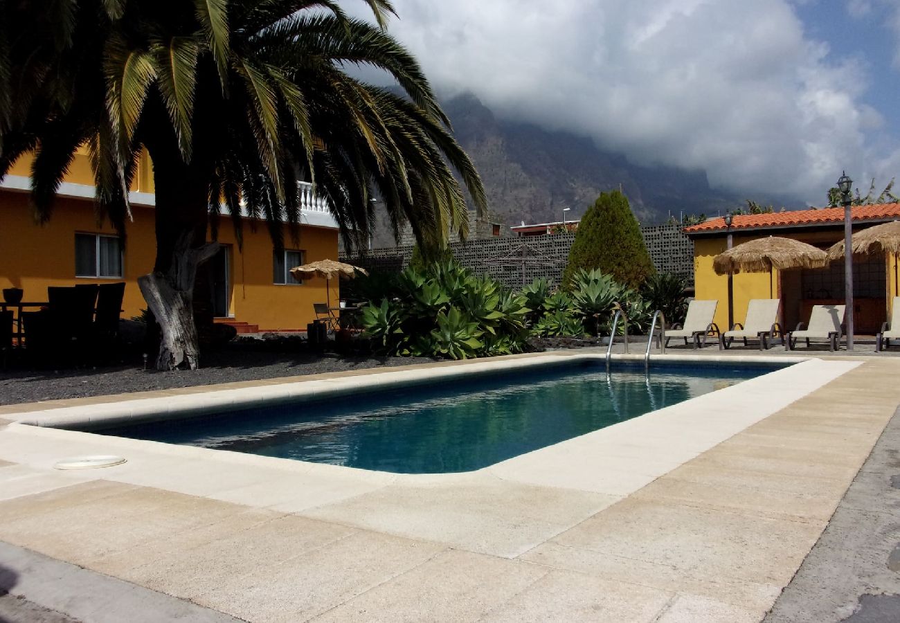 Ferienwohnung in El Paso - Casa Rosán, Apt. D, in der Nähe der Caldera 